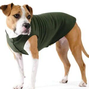 NWT Gold Paw DOG Fleece Sweater JACKET COAT - HUNTER GREEN SZ 24 MEDIUM LARGE
